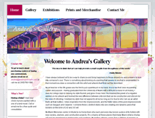 Tablet Screenshot of andreaartmiami.com